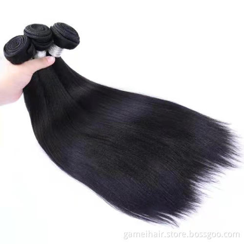 2021 Hot Selling 10A Malaysian Human Hair extensions 100% Raw Virgin Straight Hair Bundles for black women